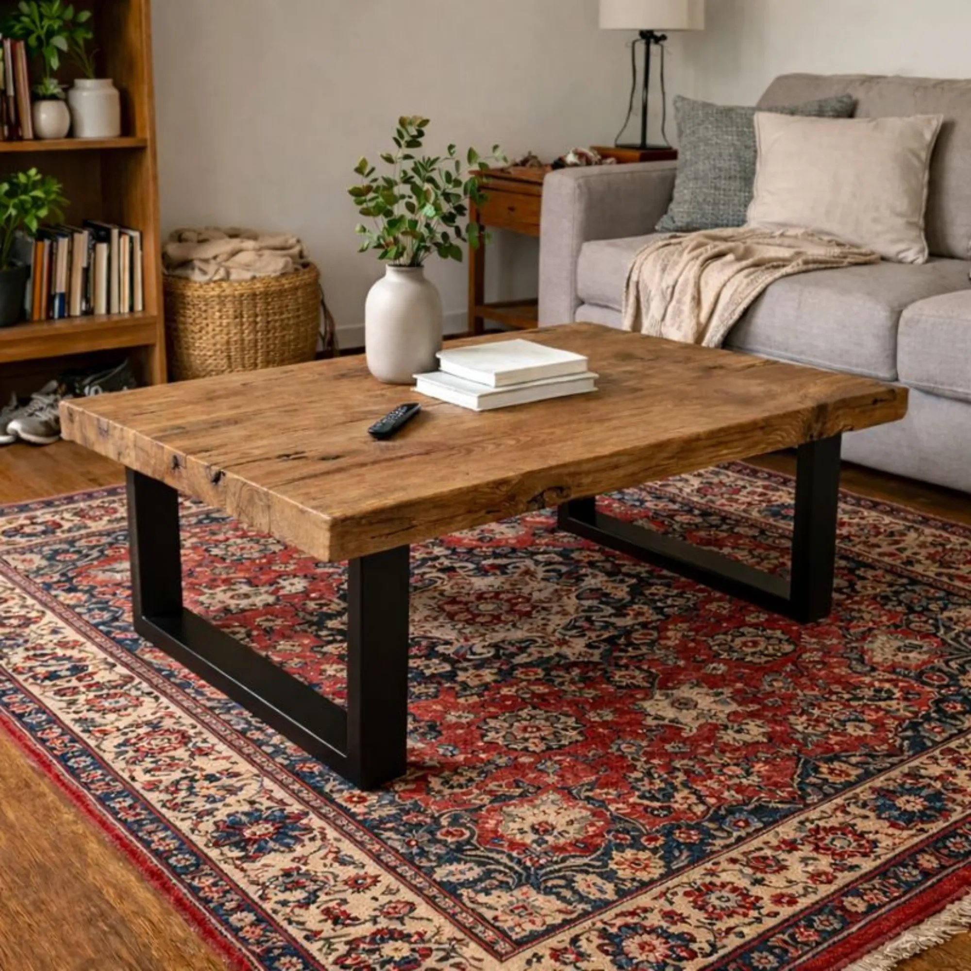 Modern Solid Wood Coffee Table - view 2